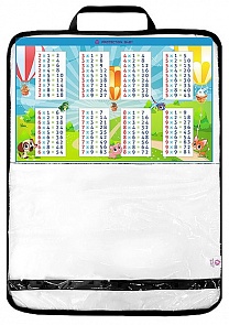 Защитная накидка на спинку переднего сиденья автомобиля - Таблица умножения (Protection Baby, PB-010/2)